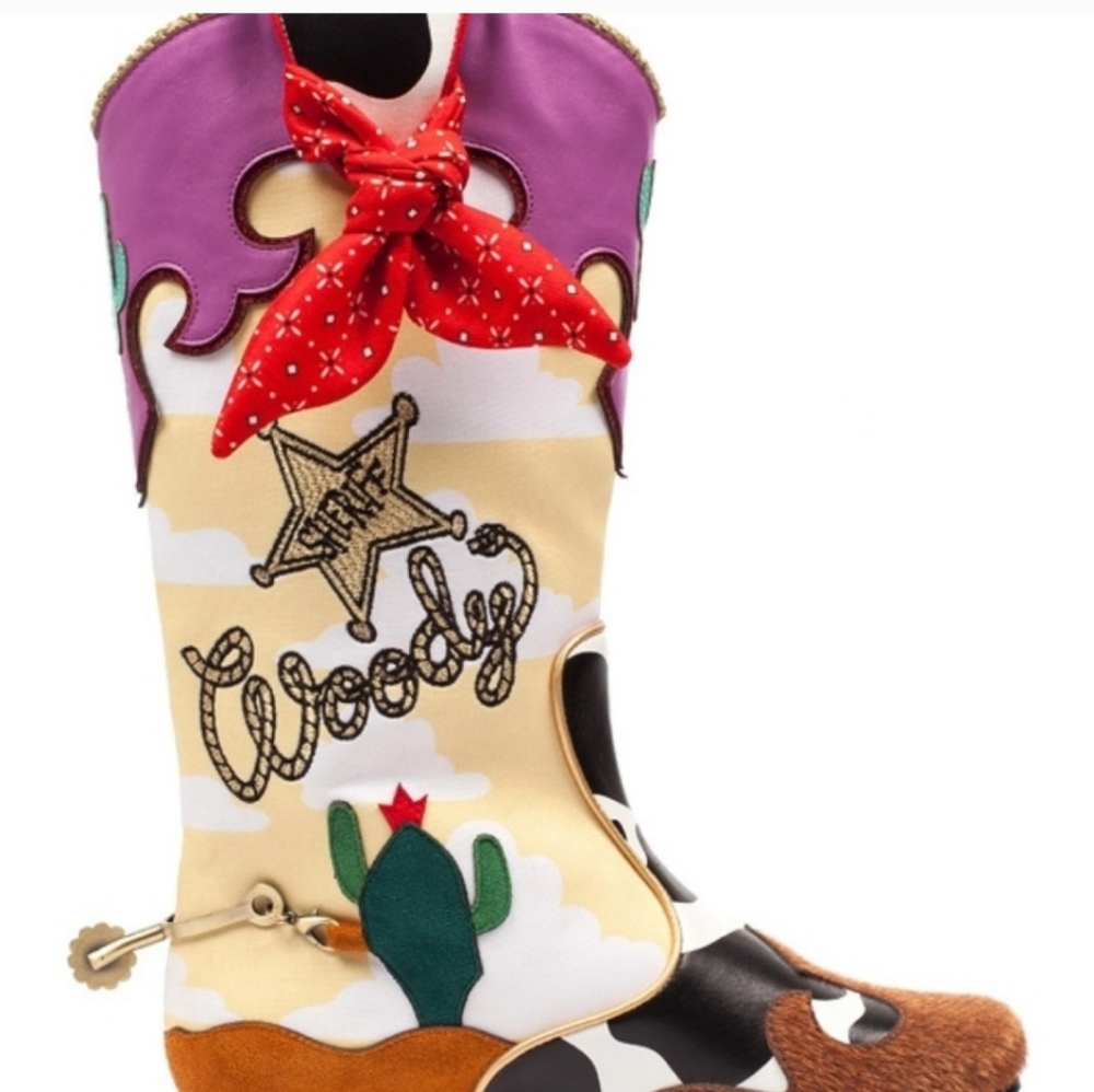 Disney Irregular Choice Toy Story Woody & Bullseye Limited Edition Boots - Picture 6 of 8